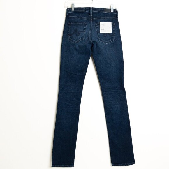 ✨ AG Adriano Goldschmied The Harper Essential Straight Leg Jeans 25 Dark Wash - Picture 3 of 16